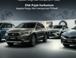 Efek Pajak Karbonium  kepada Harga Alat transportasi Pribadi
