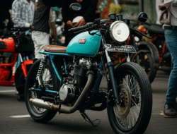 Gaya Perubahan Motor Retro di Golongan Anak Belia