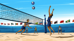 Teknik Dasar dan Taktik Bermain Bola Voli Pantai di Kompetisi Nasional